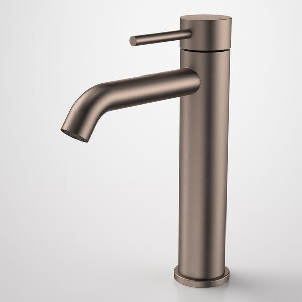 Caroma Liano II Mid Tower Basin Mixer - Brushed Bronze (96342BBZ6AF)