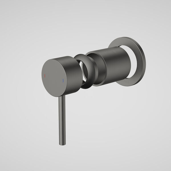 Caroma Liano II Bath/Shower Mixer Trim Kit - Round - Gunmetal (96363GM)