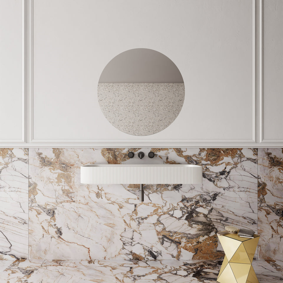 Cassa Design V-Groove Wall Hung Basin - 900X460X120mm (VG9046)