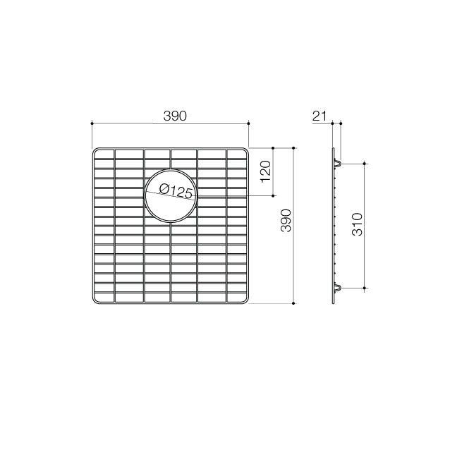 Clark Prism Stainless Steel Bowl Saver - Stainless Steel (A0192)