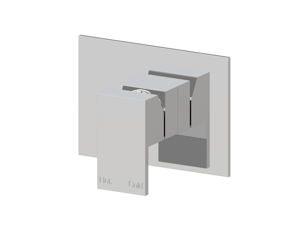 PAR Taps Burj Wall Mixer Shower - Chrome (A20.031.1.01)