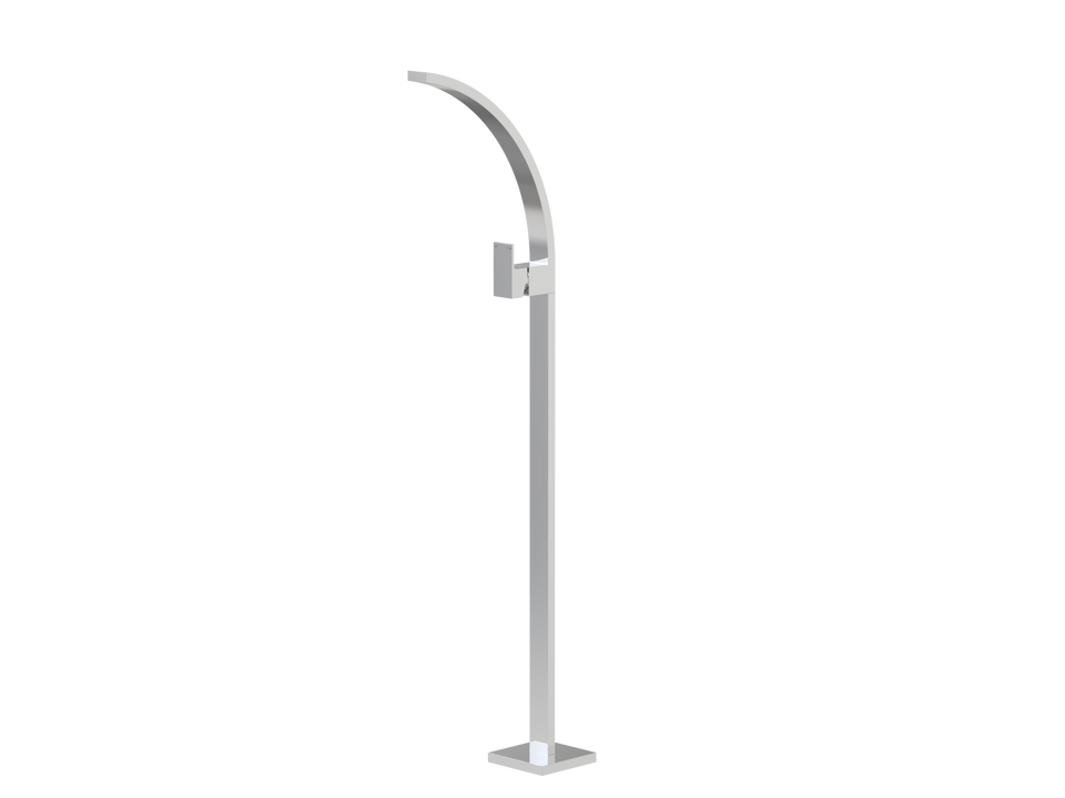 PAR Taps Burj Floor Bath Filler Mixer - Chrome (A20.071.1.01)