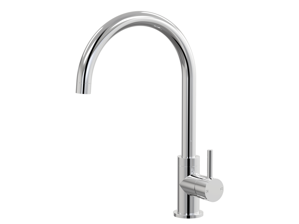 PAR Taps Lugano Sink Gooseneck Mixer - Chrome (A22.026.1.01)