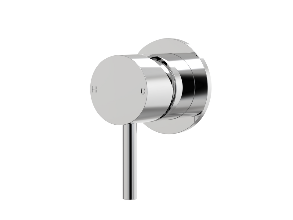 PAR Taps Lugano Wall Mixer Shower / Bath - Chrome (A22.031.1.01)