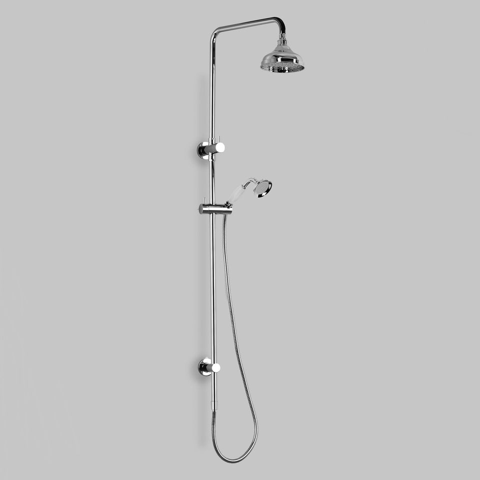 Astra Walker A50.24.V5 Exposed Shower with Integrated Divertor with 150mm Rose & Handpiece
