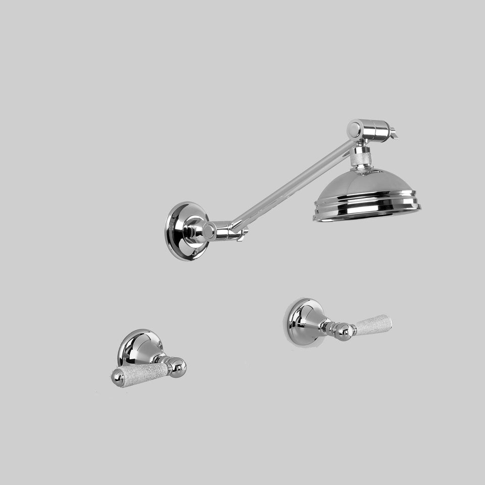 Astra Walker A51.12 Shower Set with adjustable arm & 100mm Rose