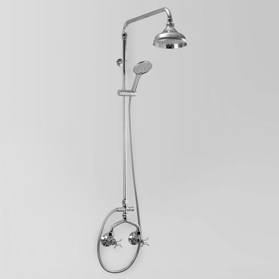 Astra Walker A51.13.V5 Shower Set exposed 150mm shower head & Multi-function hand shower