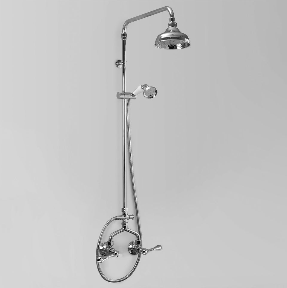 Astra Walker A52.13.V3 Shower Set exposed 150mm shower head with handpiece