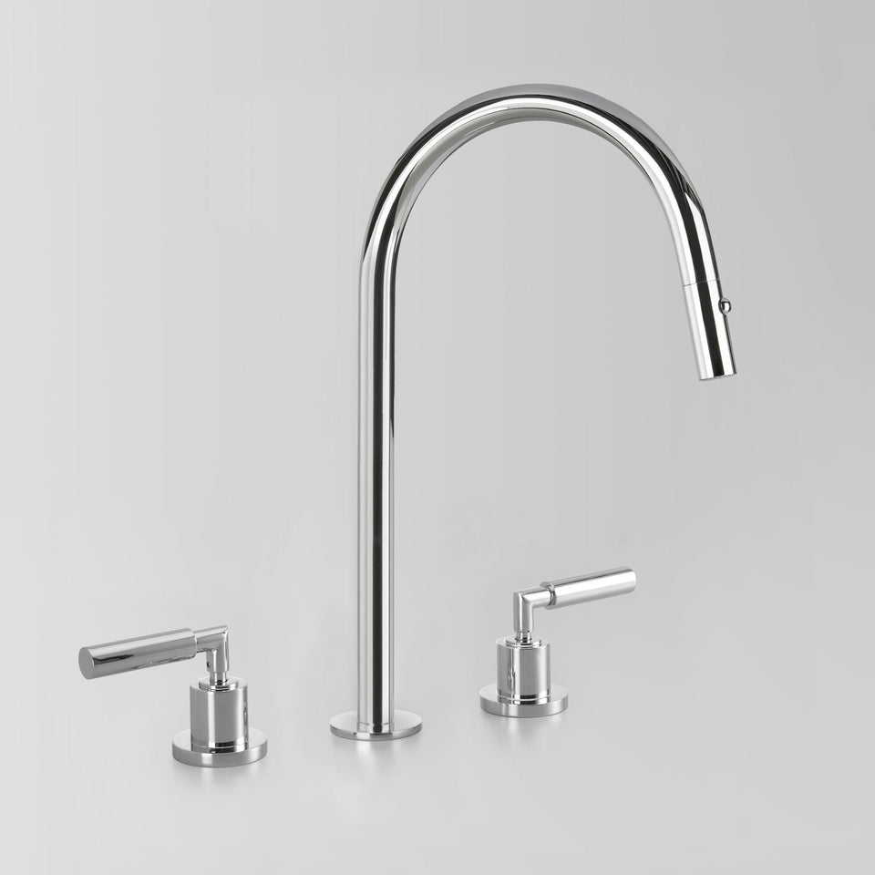 Astra Walker A67.08.V8.T.LH Kitchen Tapset with Pull Out Dual Spray