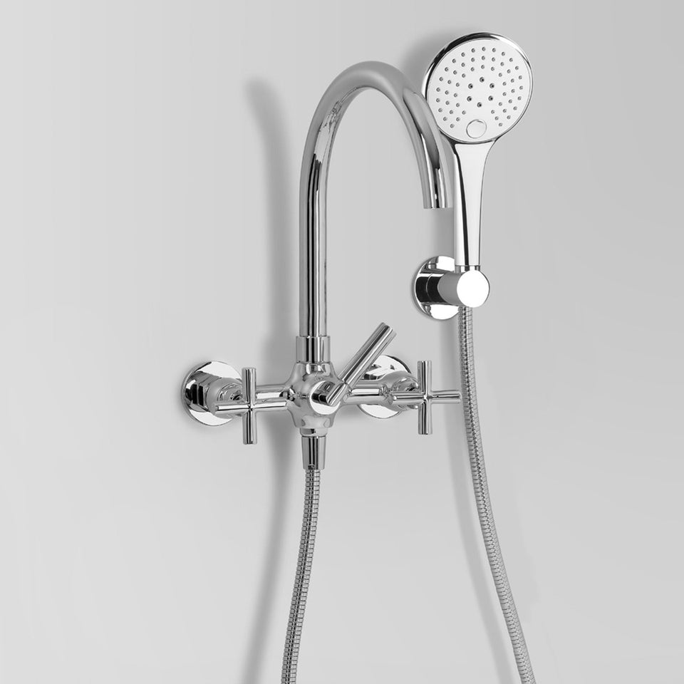 Astra Walker A67.20.V2 Bath mixer with multi-function hand shower wall mount