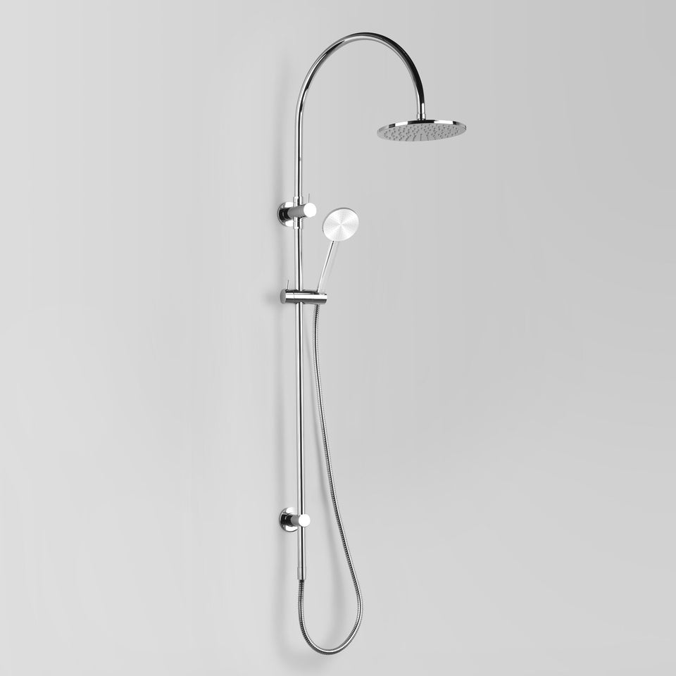 Astra Walker A69.24.V4.M Exposed Shower with 200mm Rose & Single-Function Hand Shower & Integrated Diverter