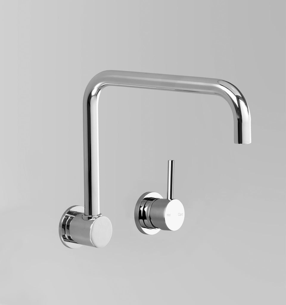 Astra Walker A69.28.48.V2 Wall Mixer Set with Square Swivel Spout
