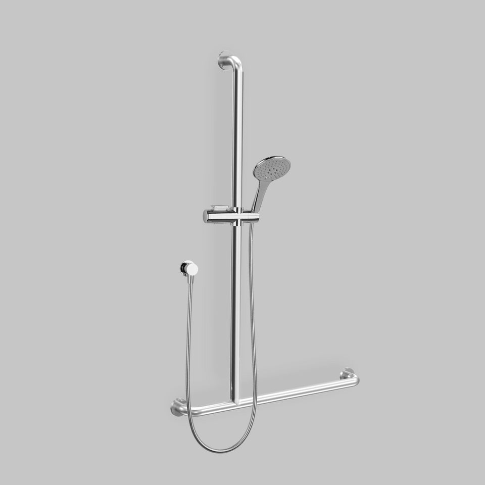 Astra Walker A69.43.V2.93.70.RH T-Grab Rail with Multi-Function Hand Shower