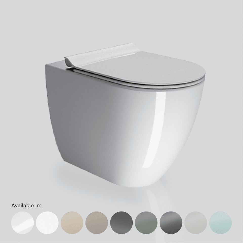 Astra Walker A94.66.99 Floor mounted Swirlflush Toilet Pan with Slim Soft-Close Seat