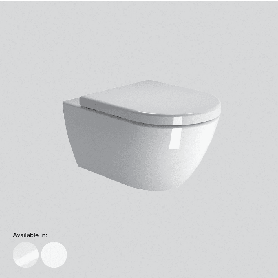 Astra Walker A94.67 Wall Mounted Swirlflush Toilet Pan with Soft-Close Seat