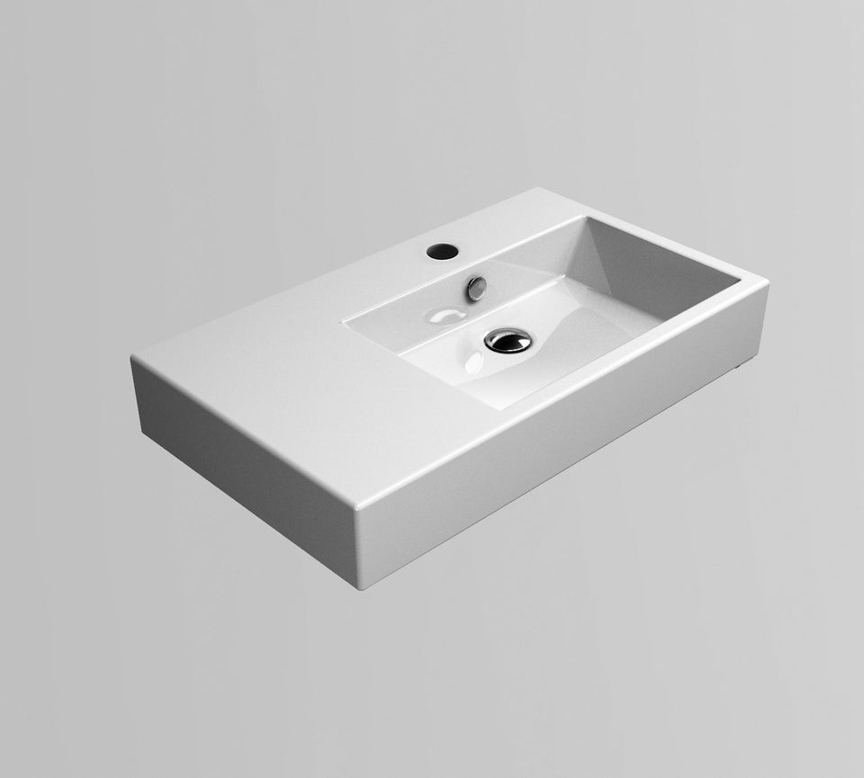 Astra Walker A95.90.80.LH Washbasin with Left Hand Shelf