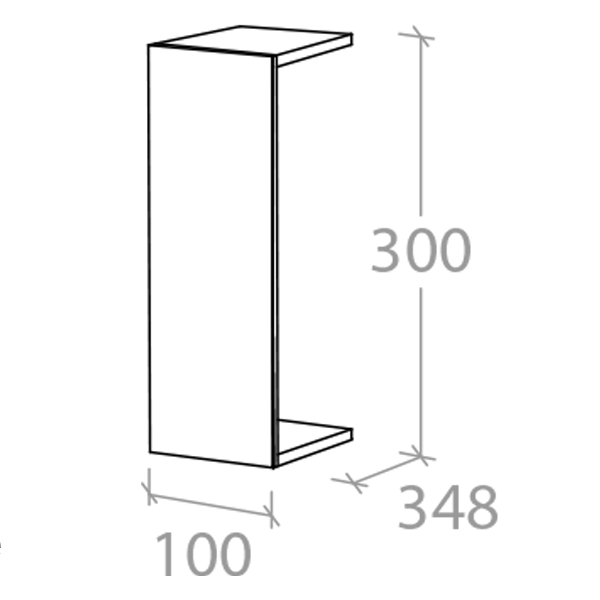 ADP Laundry Wide Wall Filler Panel 300mm