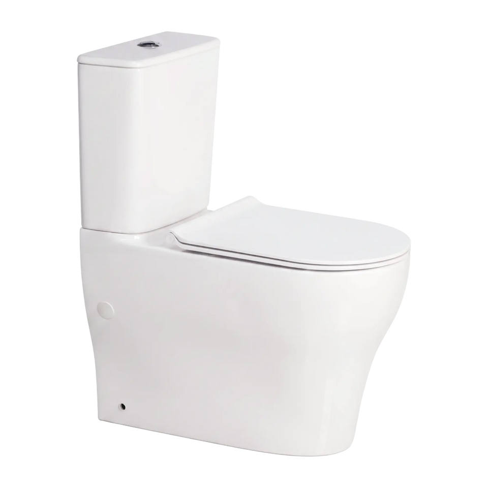 American Standard Cygnet Hygiene Rim OH Square CCBTW - Bottom Inlet