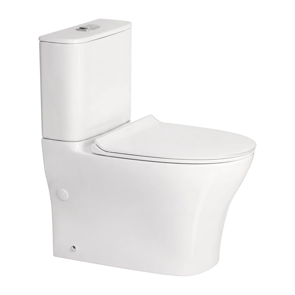 American Standard Signature Hygiene Rim CCBTW - Bottom Inlet with CrystaSleek Seat