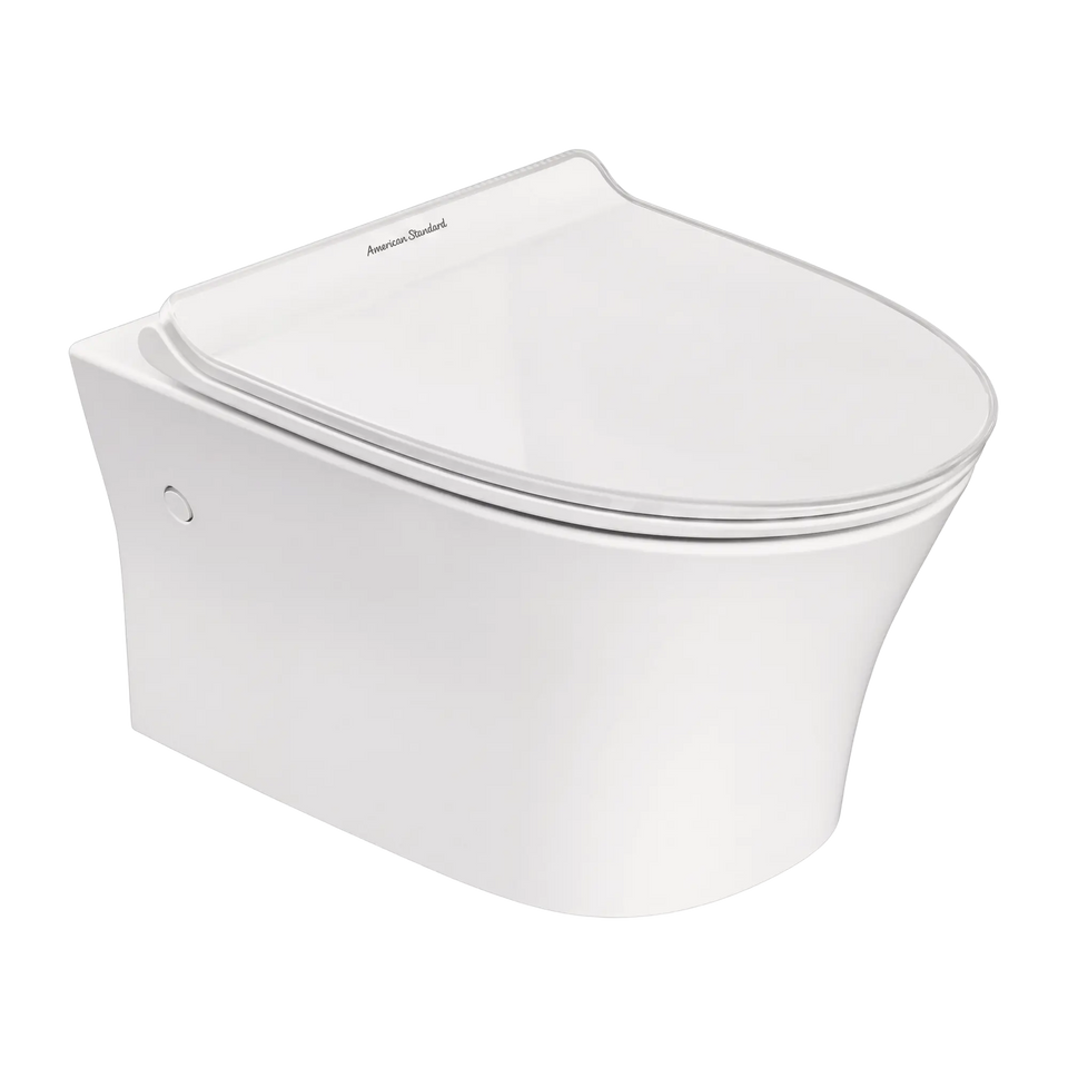 American Standard Signature Hygiene Rim Wall Hung Pan with CrystaSleek Seat