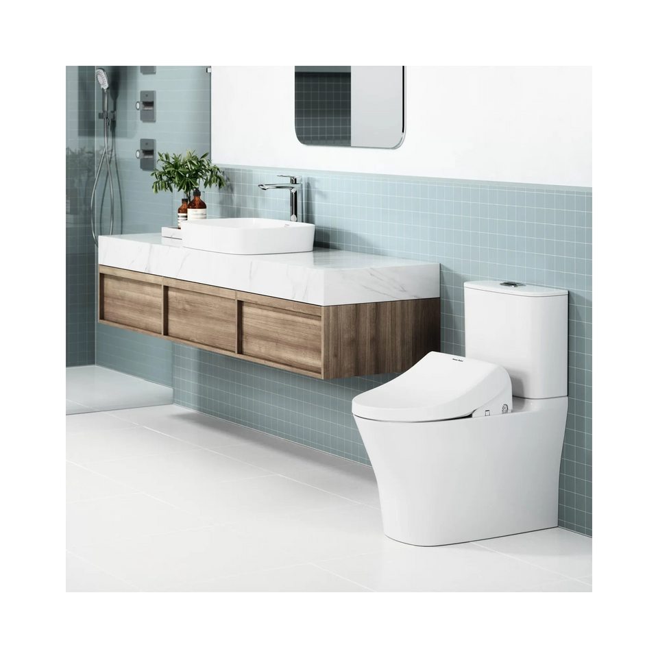 American Standard Signature Hygiene Rim CCBTW - Bottom Inlet with SpaLet E-Bidet Seat