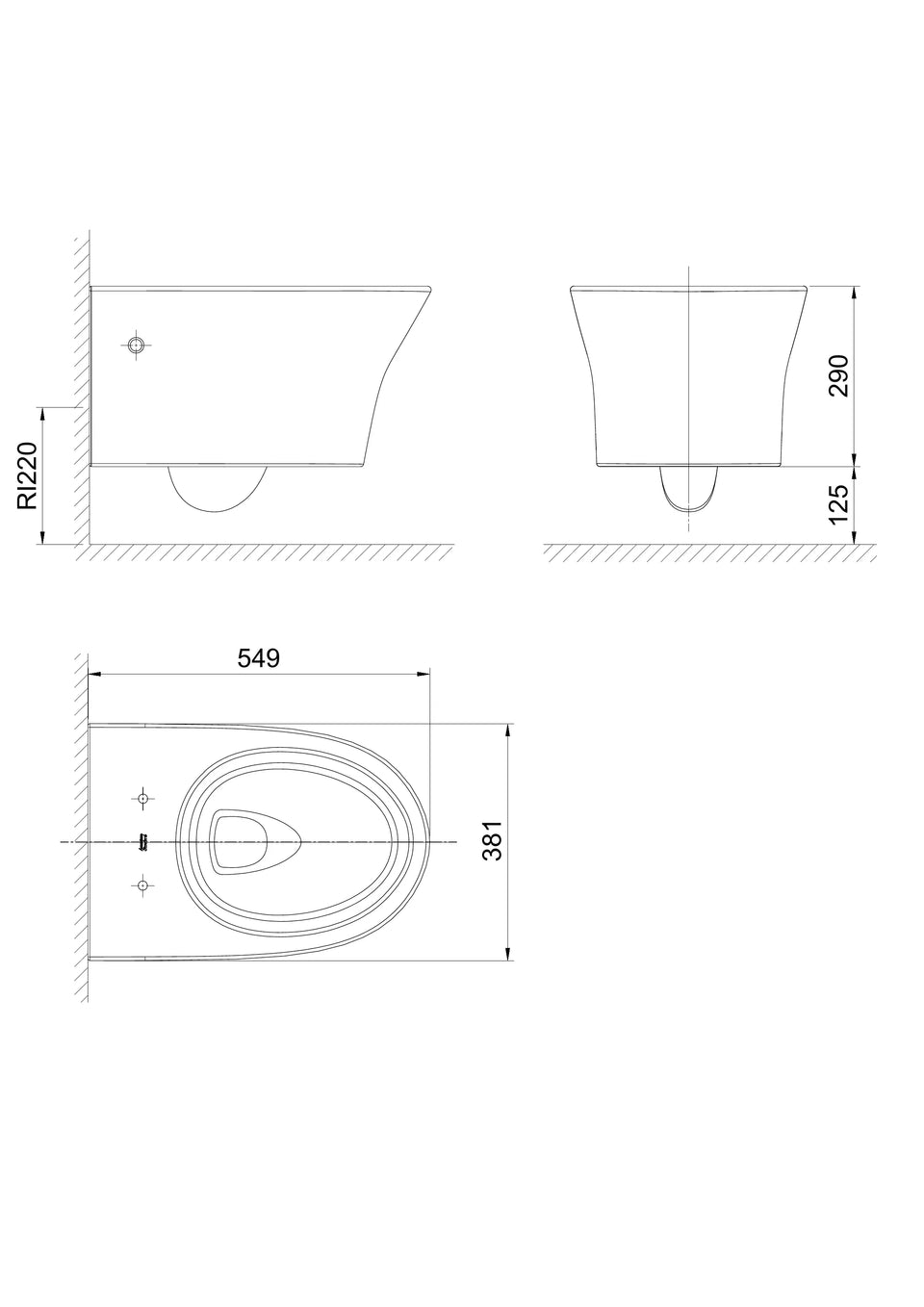 American Standard Signature Wall-Hung Pan