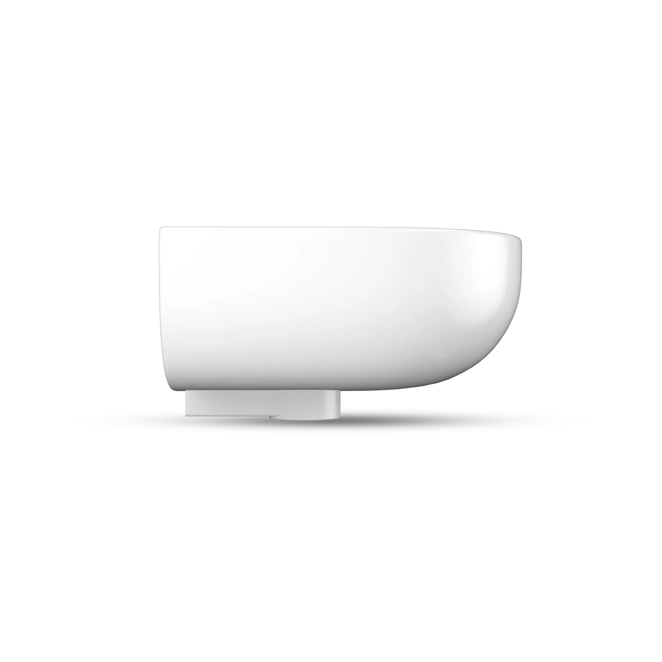 American Standard Studio 450 Wall Basin - 1 Tap Hole - Overflow - Inc Fixing Kit