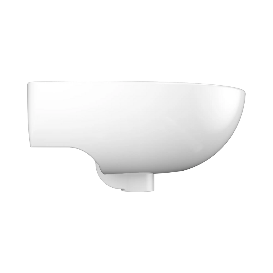 American Standard Studio 500 Wall Basin - 1 Tap Hole - Overflow - Inc Fixing Kit
