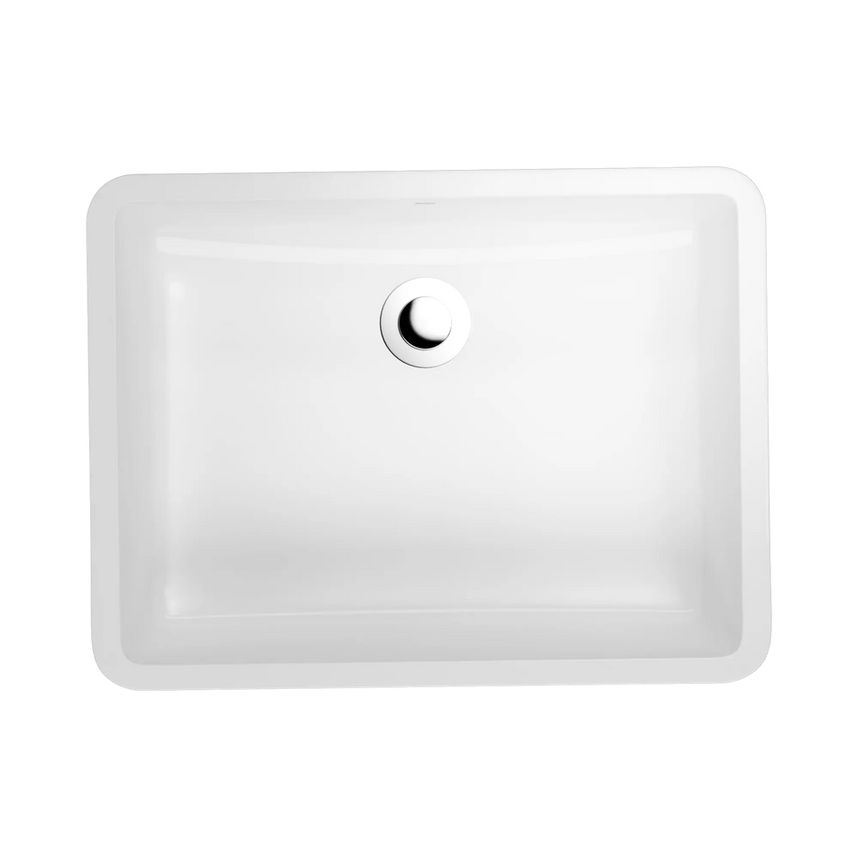 American Standard Heron Square 500 Under Counter Basin - Overflow