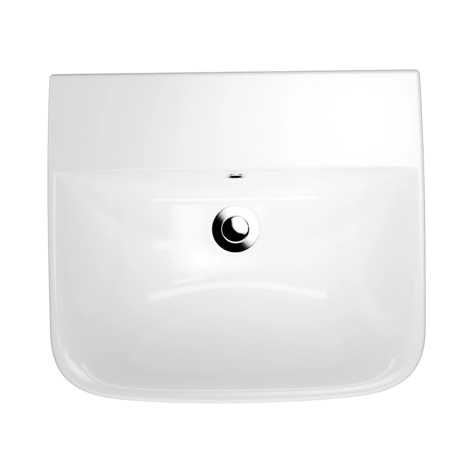 American Standard Cygnet 500 Semi Recessed Basin - No Taphole - Overflow