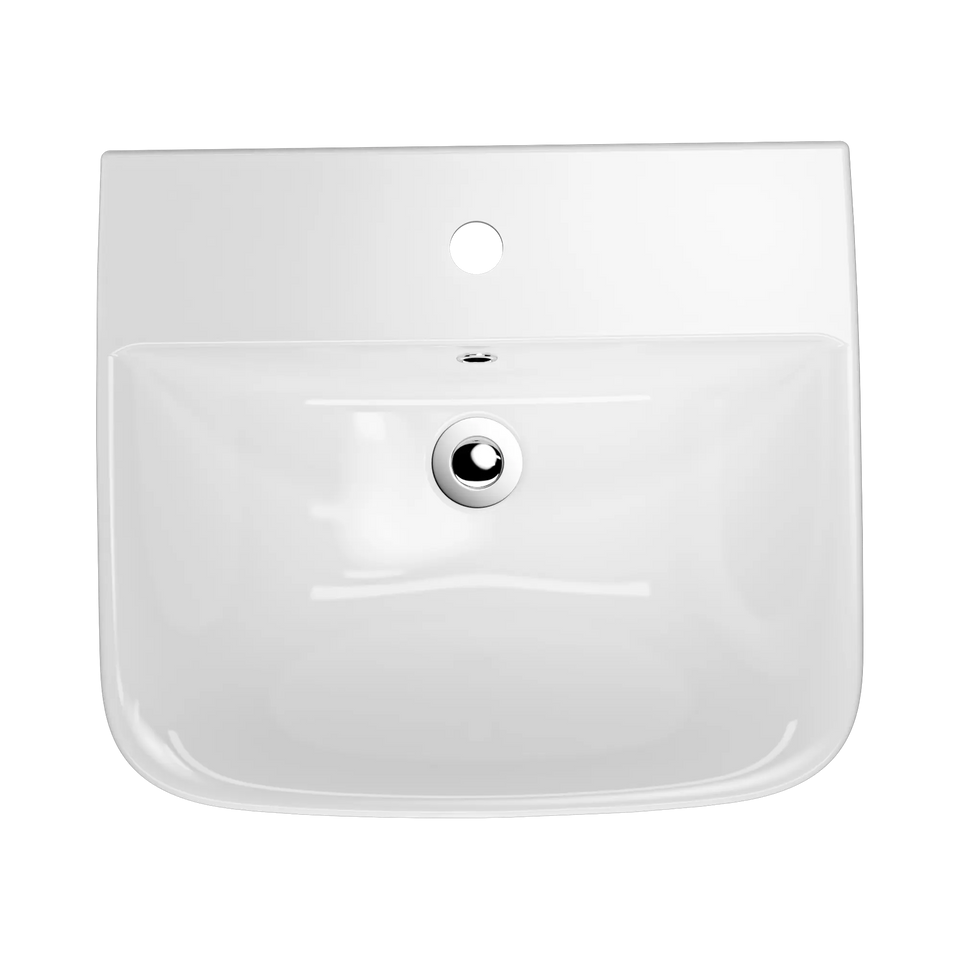 American Standard Cygnet 500 Semi Inset Basin -1 Taphole - Overflow