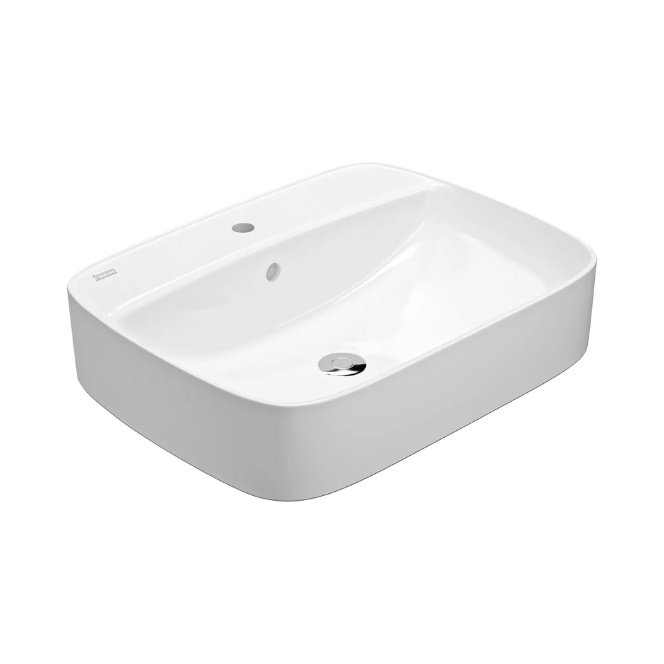 American Standard Signature 550 Counter Top Basin - 1 Tap Hole - Overflow