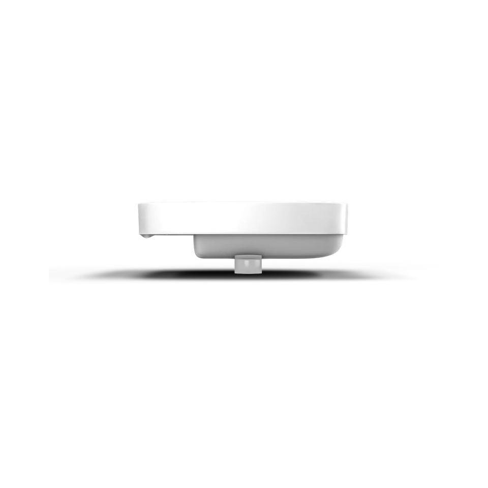 American Standard Signature 550 Semi Inset Basin - 1 Tap Hole - Overflow