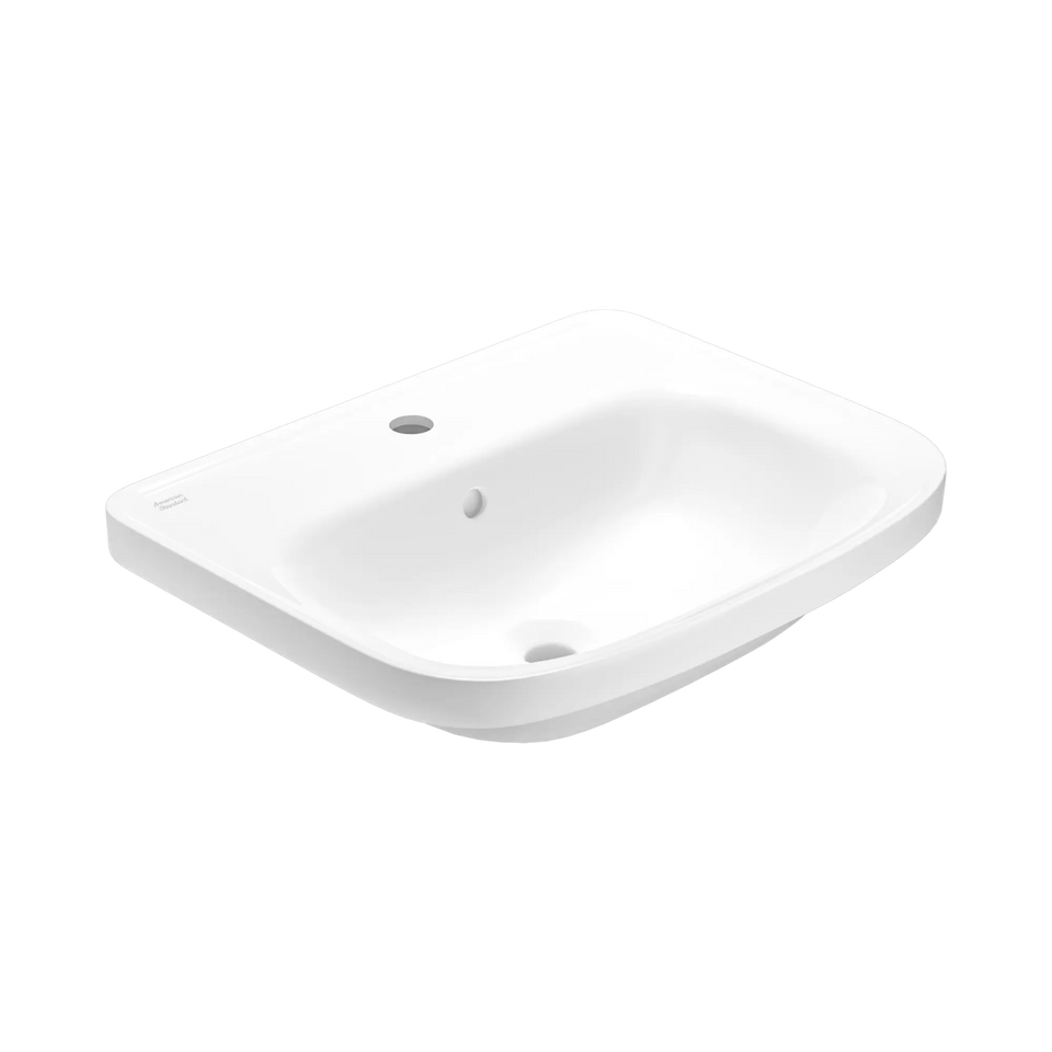 American Standard Loven 550 Vanity Basin - 1 Tap Hole - Overflow