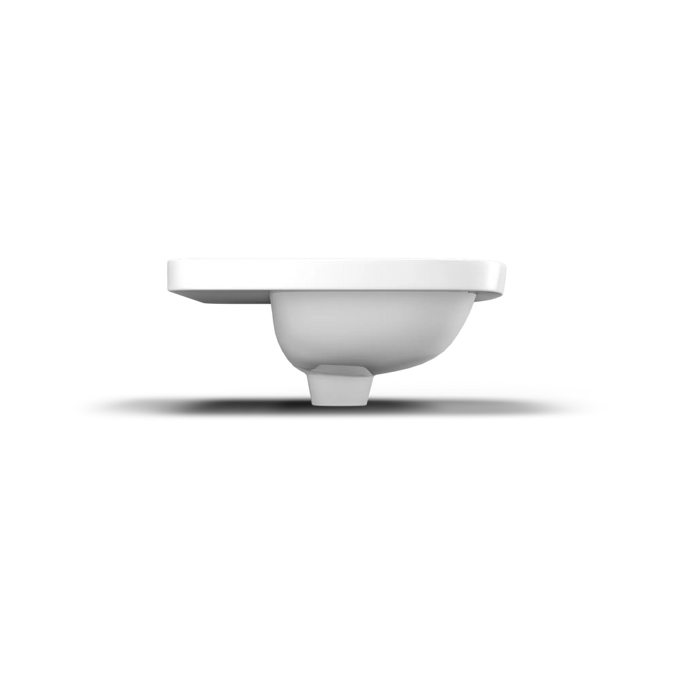 American Standard Loven 550 Vanity Basin - 1 Tap Hole - Overflow