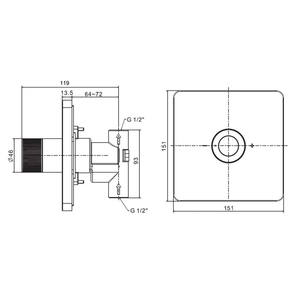 American Standard EasySet Controller (Hand/OH/Body Jet)