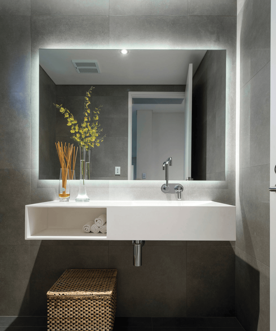 Ablaze SS128C Premium SS Range Back-Lit Mirror (SS128C)