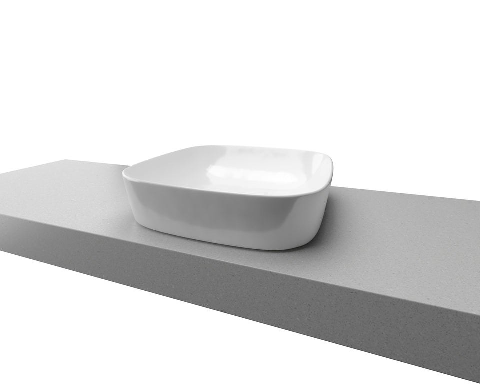 Timberline Addison Basin - White Matte (ADD-BS-400-WM-S)