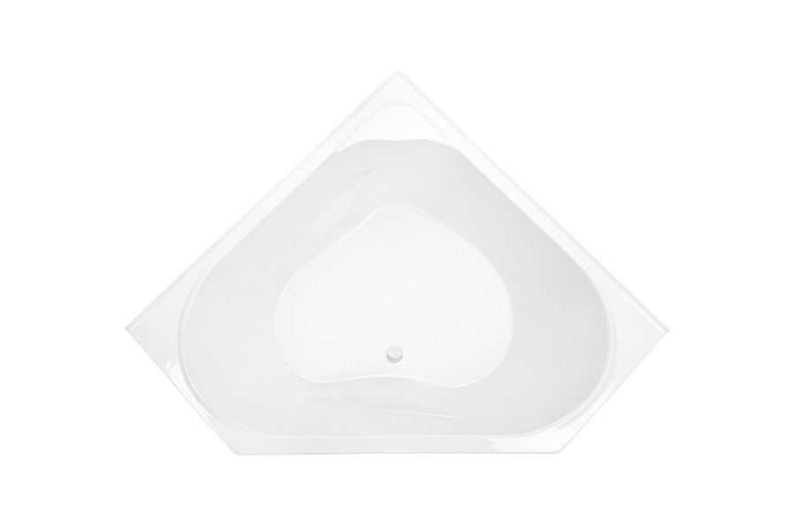 AN1295W | Angelique 1295/1465 Inset Corner Bath