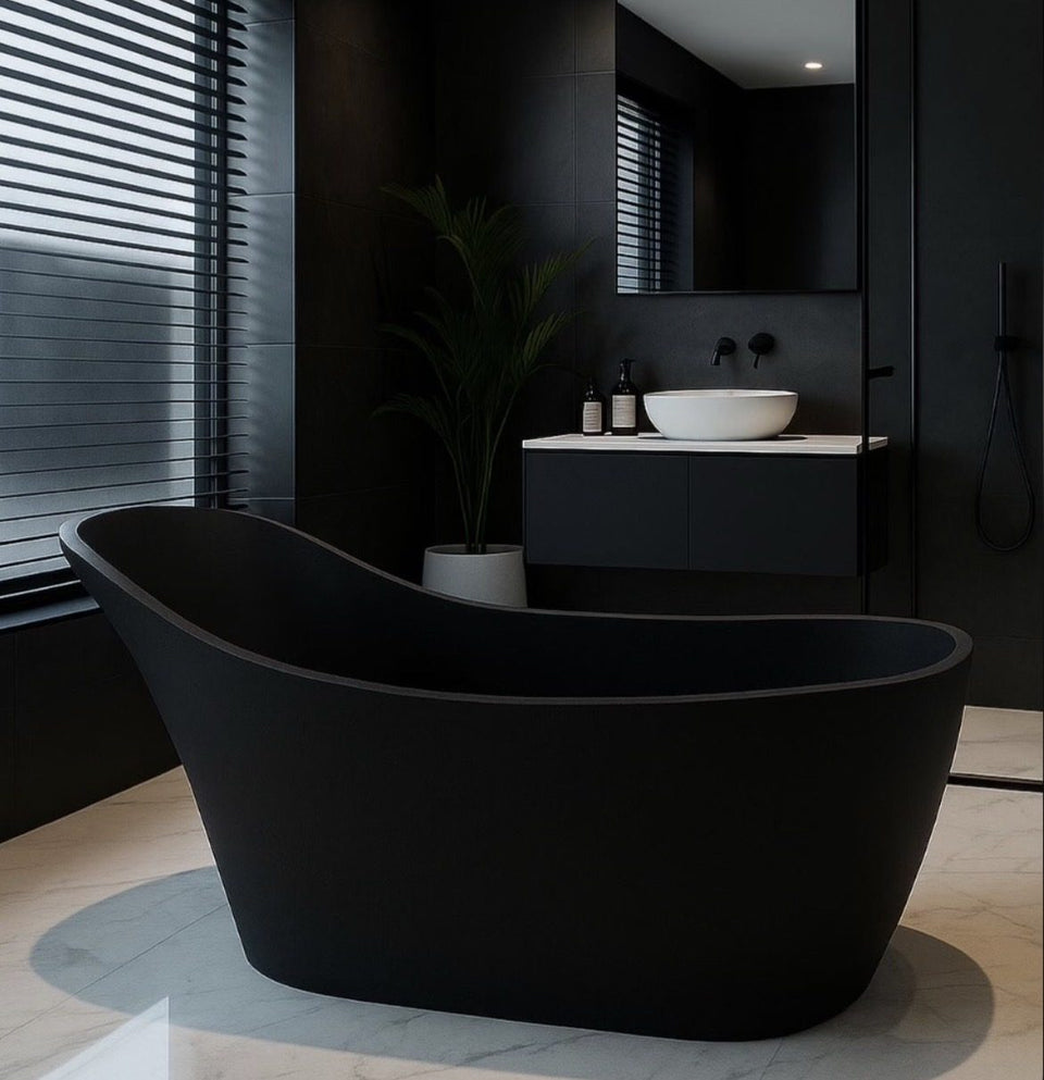 Pietra Bianca Anna Freestanding Bath