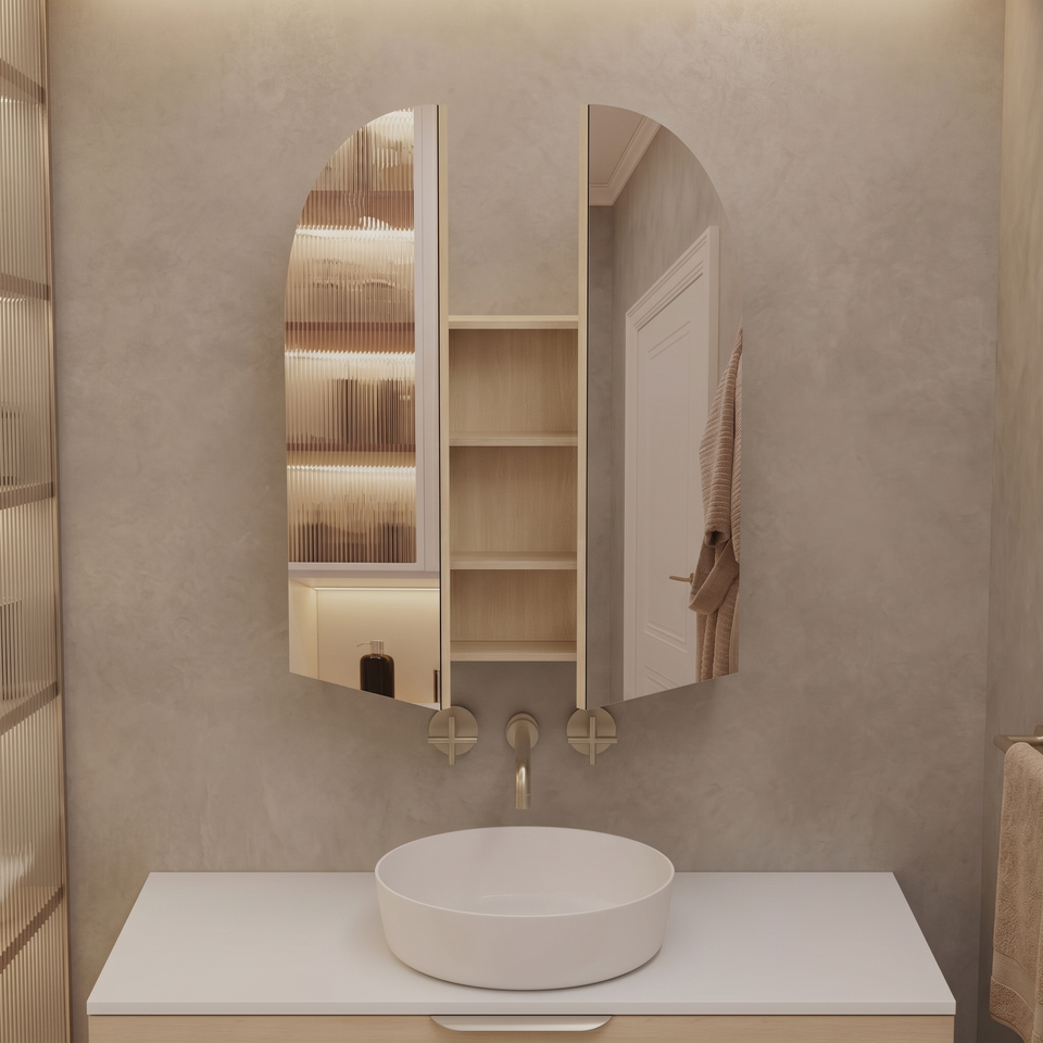 ARKA5010COWM | Arka Shaving Cabinet | Arka-Vero-Oak