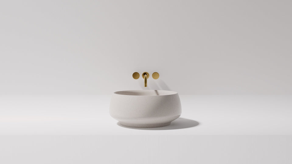 Pietra Bianca Arlo Above Counter Basin