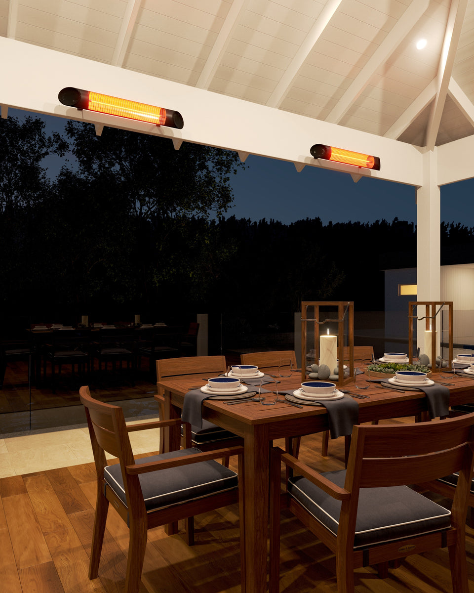 Thermogroup AO1200RB Ash 1200W Mid-Wave Outdoor Heater (AO1200RB) 4