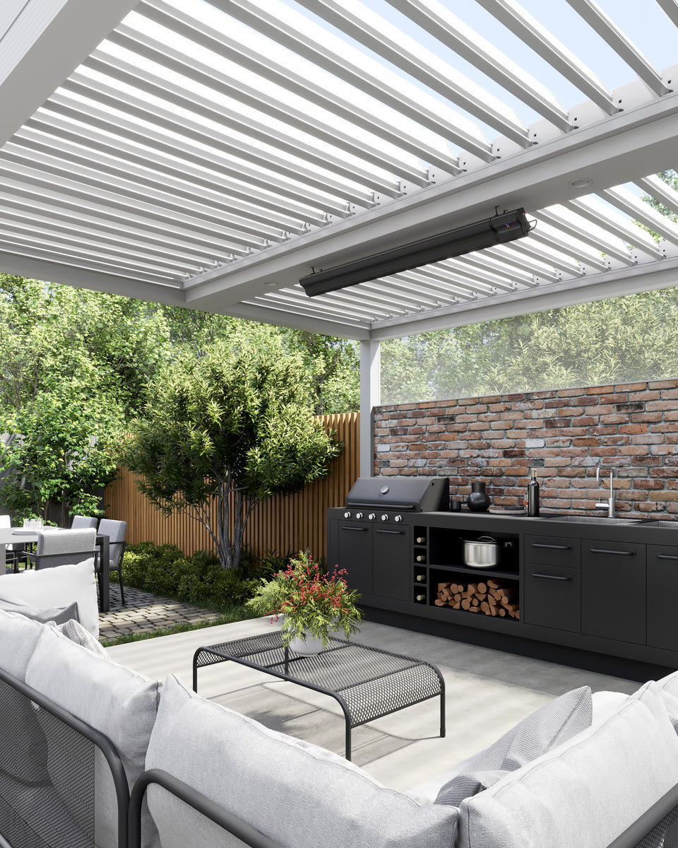 Thermogroup LO2400WB Lotus 2400W Long-Wave Outdoor Heater (LO2400WB) 7