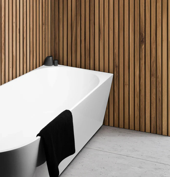 Cassa Designs Auris Right Corner Back to Wall Bathtub