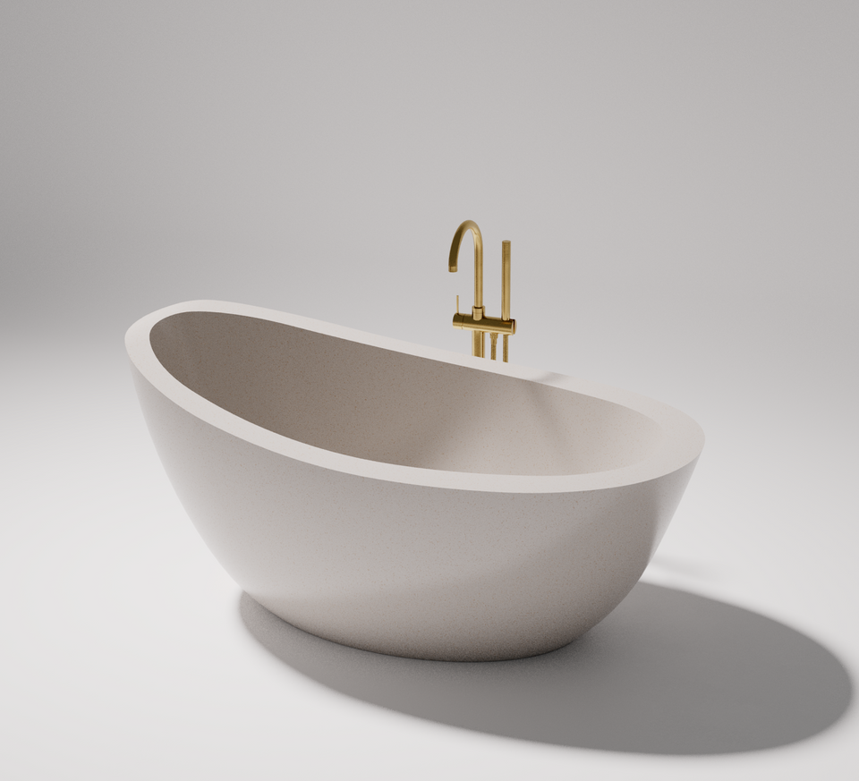 Pietra Bianca Autumn Freestanding Bath