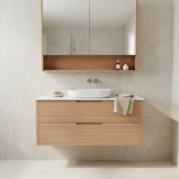 Fifth Avenue Avila Victorian Ash Wall Hung Vanity