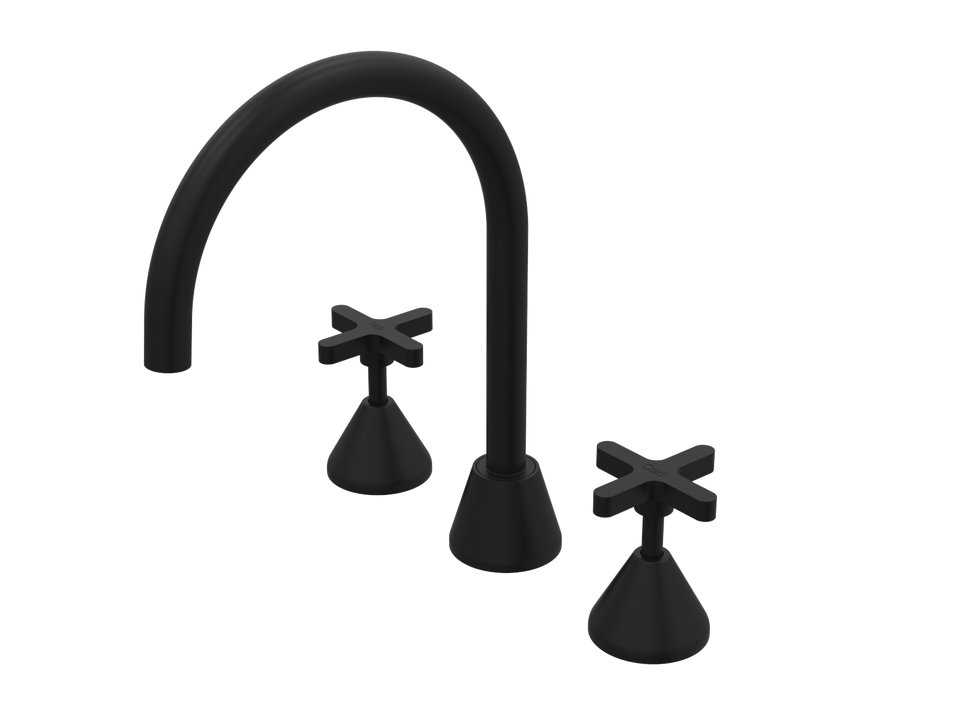 PAR Taps Forme Spa Set Swivel - Matt Black (B27.061.1.34)