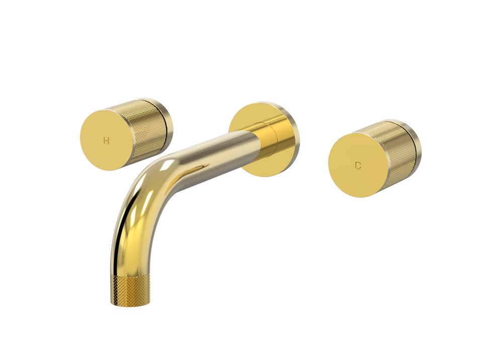 PAR Taps IDK Wall Bath Set 160mm Fixed - 23k Gold (B38.021.2.11)