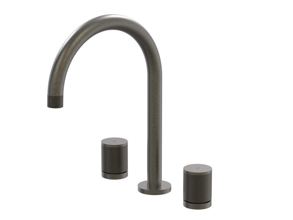 PAR Taps IDK Spa Set Swivel - Volcanic Grey (B38.061.2.54)